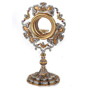 Cruz de latón de diseño con acabado dorado y iconos religiosos, decoración de mesa para interiores, adorno duradero para la sala de estar. - Product Image 2