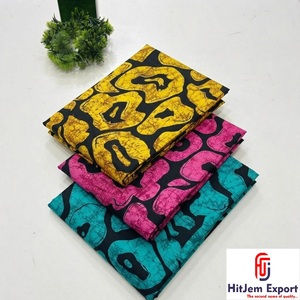 Luxury African Wax Print Cotton Fabric Ankara Wedding Textile Custom Printed Fabric OEM ODM Manufacturer Export Supplier - Product Image 2
