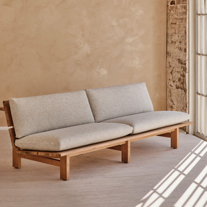 Solvane Low Profile Teak Wood <b>Sofa</b> - Product Image 1