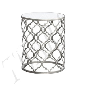 Mesa de centro moderna para sala de estar, mueble lateral, mesa de METAL, superventas - Product Image 1