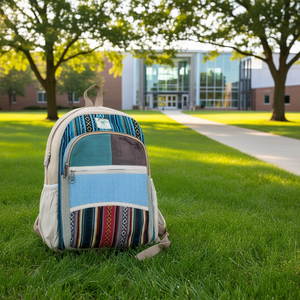 Hemp Cotton Student <b>Backpack</b> - Product Image 3