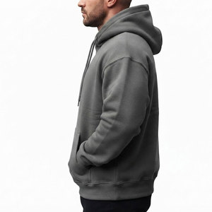 Meilleures ventes : sweats à capuche épais pour hommes en molleton de coton, style streetwear moderne pour l'hiver, vêtements décontractés - Product Image 3