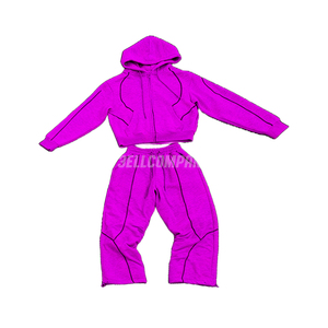 Conjunto Deportivo para Hombre, Estilo Casual Urbano, Sudadera con Cierre y Pantalones Jogger - Product Image 1