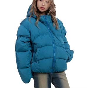 Best Selling Design <b>Plus</b> <b>Size</b> Men's Winter Puffer Cotton Filled Windproof Breathable Fur Trim <b>Jacket</b> Stand Collar Top Seller - Product Image 1