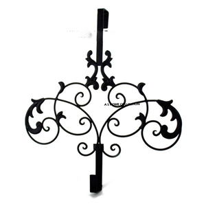 Support de couronne en métal de qualité durable, élégant pour la décoration de la maison et des hôtels, support de couronne en métal à prix de gros très demandé - Product Image 3