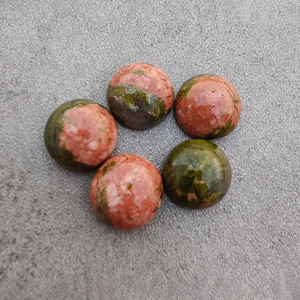 พลอยเจียระไนแบบ unakite สำหรับทำเครื่องประดับ - Product Image 4