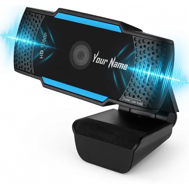Wholesale 1080p HD USB PC Camera with Microphone OEM/ODM Plug-and-Play Webcam for Live Streaming and Video Conferencing