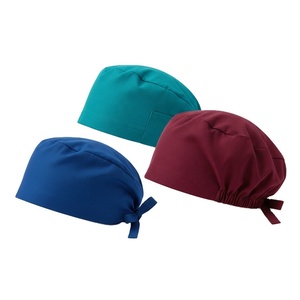 Casquette bouffante unisexe réglable avec bande anti-transpiration - Utilisation hospitalière, tissu polyester/coton anti-poussière - Product Image 2