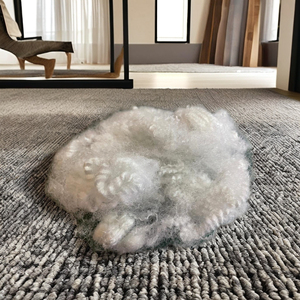 Factory Directs Sale 15D HD White Recycled Holow Non-Siliconized from Vikohasan Manufacturer for make quilt <b>sofa</b> car interiors - Product Image 1