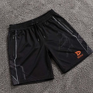 Shorts tactiques esports noirs discrets, séchage rapide, écologiques, respirants, avec poche zippée, shorts de performance pour équipes OEM, polyester personnalisé - Product Image 1