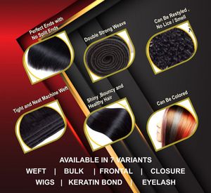 Cabello Humano Remy Doble Trama 10AAA 100% Virgen - Product Image 4