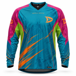 Uniforme de Paintball Sublimado Personalizado |   Jersey de Competición Profesional con Ventilación en las Axilas y Gráficos Multicolores - Product Image 2