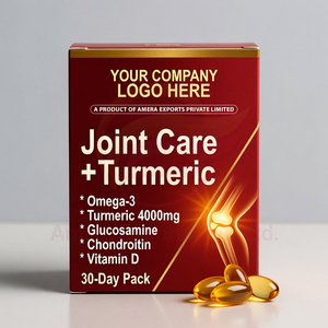 Cápsulas de Suplemento para el Cuidado de las Articulaciones con Cúrcuma, Glucosamina, Condroitina, Omega 3, Certificación GMP, Marca Privada OEM - Product Image 3