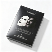 Boîte en papier texturé noir avec design personnalisé, fabriquée à Guangzhou, pour masques faciaux haut de gamme, destinée aux fabricants de produits de beauté et de soins de la peau