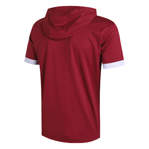 Sudadera con Capucha de Manga Corta para Hombre con Logotipo de Marca Personalizado, Venta al por Mayor, Precio Económico, con Capucha con Cordón, Sudadera Básica de Algodón Mezclado para Hombre - Product Image 2