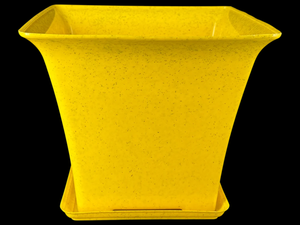 กระถางต้นไม้พร้อมถาดรอง ขนาด 6.5 นิ้ว กระถางปลูกต้นไม้ขนาดใหญ่ ทำจากพลาสติก สำหรับใช้ภายในบ้าน ภายนอกบ้าน สวน ระเบียง - Product Image 5