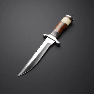 Cuchillos Bowie para Exteriores, Acero Inoxidable, Hoja Fija, Herramienta de Supervivencia, Cuchillos Bowie Hechos a Mano, Hoja Fija, Cuchillo para Acampar al Aire Libre - Product Image 2