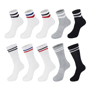 Custom Tennis <b>Socks</b> White Elite Crew Mid Calf Men Sports Tube <b>Socks</b> Breathable Athletic Performance Sports <b>Socks</b> - Product Image 2