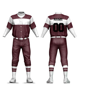 Uniformes de baseball 2026 très demandés en polyester, nouveau style personnalisé, respirants et confortables - Product Image 3