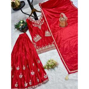 Ensemble de costume de soirée pour femmes avec haut, bas et dupatta - Product Image 6
