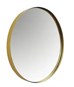 Handcrafted Round Wall <b>Mirror</b> with Rustic Design Copper Frame by Axiom Home <b>Accents</b> Modern Classic Style Seller - Product Image 5