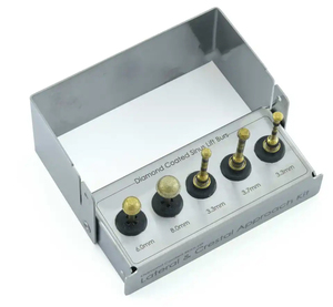 Kit de Fresas Dentales de Diamante Manuales de Alta Calidad para Abordaje Lateral y Crestal, Levantamiento de Senos, Acero Inoxidable - Product Image 3