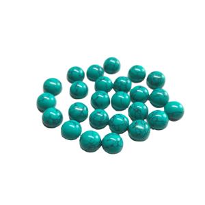 8mm synthétique Turquoise pierre précieuse ronde Cabochon pierre précieuse en vrac prix de gros synthétique en vrac AAA qualité pierre précieuse bas prix - Product Image 2