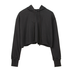 Crop top sexy de haute qualité au design original, sweat-shirt personnalisé pour femmes, sweats à capuche et sweat-shirts courts pour femmes - Product Image 5