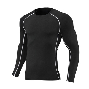 Custom Men's Breathable Rash Guard <b>Shirts</b> Sun Protection Long Sleeve Fitness Running Fishing Swim Athletic <b>Compression</b> <b>Shirts</b> - Product Image 2