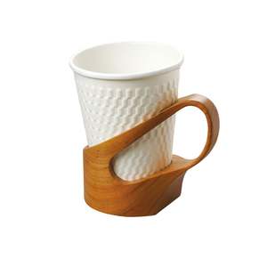 Taza de Madera Artesanal para Té, Café y Bebidas, Madera Natural para Uso en el Hogar, Cafetería u Oficina - Product Image 2