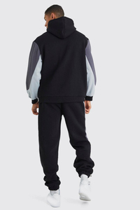 Sweat-shirt à capuche et pantalon assorti pour homme, logo personnalisé, vêtements en gros OEM ODM - Product Image 6