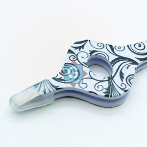 Pince à épiler pour sourcils en acier inoxydable de haute qualité, design personnalisé, avec pointe inclinée pour l'épilation des sourcils - Product Image 2