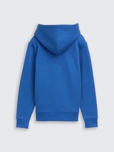 เสื้อฮู้ดผู้ชายสีน้ำเงินรอยัล ทรงปกติ ผ้าฝ้ายฟลีซ 100% ดีไซน์กระเป๋าแบบลำลอง ระบายอากาศได้ดี เหมาะสำหรับใส่ในฤดูหนาว - Product Image 3