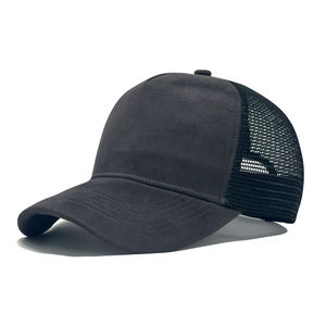 Casquette de camionneur coupe décontractée en maille imperméable, ajustable, avec devant en sergé de coton, marque privée, OEM, vente en gros, collection mode outdoor USA - Product Image 1