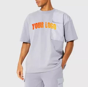 Venta al por mayor ODM/OEM Conjuntos de Shorts Casuales Transpirables de Nueva Llegada, Conjunto de Camiseta de Manga Corta de Color Sólido para Hombre - Product Image 2