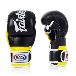 Guantes de Boxeo Fairtex de Alta Calidad al por Mayor, Guantes de Grappling de Cuero Profesional con Logotipo Personalizado, Nuevos Guantes de Boxeo MMA de Medio Dedo - Product Image 3