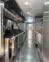 Nouvelle remorque de type conteneur de 16 pieds pour la vente de café, hamburgers, frites, glaces, barbecue – Bus de restauration mobile
