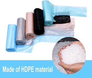 ถุงขยะในห้องน้ำแบบมีหูหิ้วขนาดเล็ก ถุงขยะสำหรับสำนักงาน ถังขยะในห้องน้ำ ถุงขยะพกพาหลากสี - Product Image 6