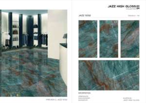 Azulejos de porcelana de aspecto contemporáneo con acabado brillante Jazz de 60x120cm, 600x1200mm, tamaño 24x48 para espacios interiores de lujo. - Product Image 2