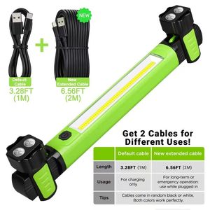 Barre lumineuse de travail LED rechargeable, lampe d'inspection pliable et portable réglable pour la réparation automobile - Product Image 1