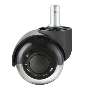 Set di 5 Rotelle Girevoli da 50mm per Sedie da Ufficio Resistenti, per Pavimenti in Legno e Moquette, Ricambio per Scrivania da Gaming - Product Image 1