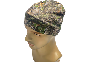 Gorro de poliéster y spandex con estampado de jungla al por mayor, forro de satén, gorro tipo beanie con logo personalizado, unisex, para ciclismo, running y entrenamiento al aire libre. - Product Image 5