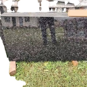 Modern Design Style Polished Ash Black Granite Big Slab High Strength Elegant Scratch Resistant Natural Villa Home Office - Product Image 5