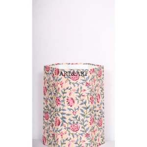 Corbeille à déchets décorative 5L imprimée à la main avec couvercle en carton pour hôtels, cadeau de pendaison de crémaillère, poubelle pour usage domestique - Product Image 2