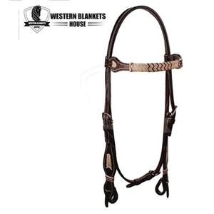 อุปกรณ์ดูแลม้าม้าม้าม้าเฮดเฮดคอลูกปัดหลากสีฮาร์ดแวร์สำหรับขี่ม้าแบบตะวันตก - Product Image 1