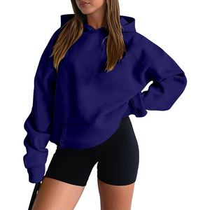 Sudadera con Capucha Personalizada con Logotipo para Mujer, Sudadera Extra Grande de Algodón Liso de 500 g/m², Fabricantes de Sudaderas Personalizadas, Sudadera con Estampado Puff - Product Image 4