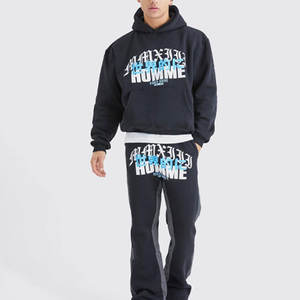 Custom <b>Men'S</b> Blank Pullover Hoodie and <b>Shorts</b> Set Unisex Custom Sweatsuit Cotton <b>Men</b> Summer <b>Shorts</b> Sets <b>Jogging</b> Wear - Product Image 1