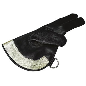 Gants de fauconnerie personnalisés à trois doigts par Rehex Impex, gants de manipulation des faucons en cuir de qualité supérieure, fabricant OEM/ODM - Product Image 1
