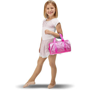 Bolsa Deportiva Morada con Lentejuelas y Logotipo de Animadoras, Cierre Frontal, Equipo de Baile para Niños, Diseño Personalizado para Niños, Venta al por Mayor 2026 - Product Image 2