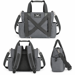 Fashion Waterproof Large Capacity <b>Corduroy</b> Yoga <b>Bag</b> Portable Gym & Travel <b>Tote</b> with Shoulder Strap Convertible - Product Image 2